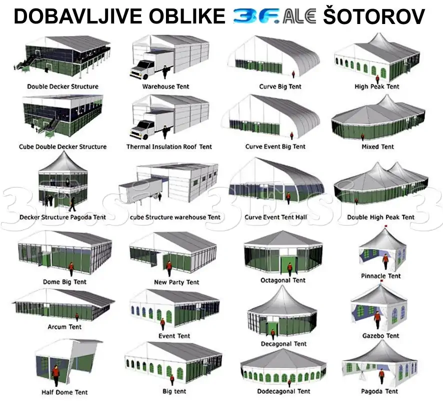 3F šotor | hala | garaža